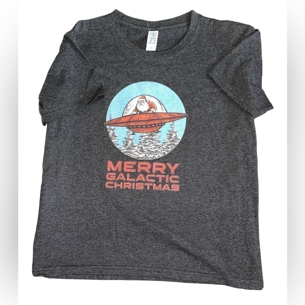 Santa in a UFO
